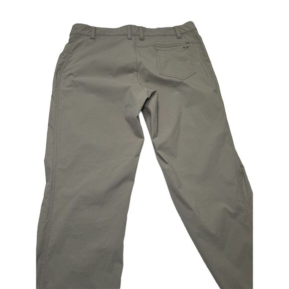 LL Bean Pants Womens 8 Reg‎ Tan Nylon Tapered Leg Outdoors Slacks - Picture 5 of 11